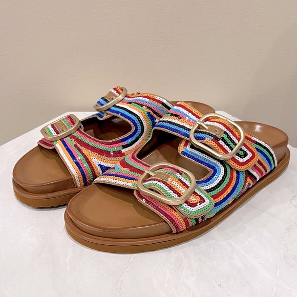 🔥The White Lotus X Aqua Colorful Sequin Women's Sandals🔥 - Picture 5 of 5